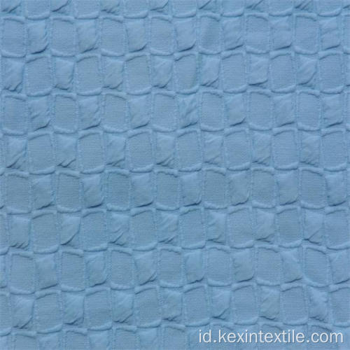 100% polyester jacquard berlapis kain rajutan dicetak